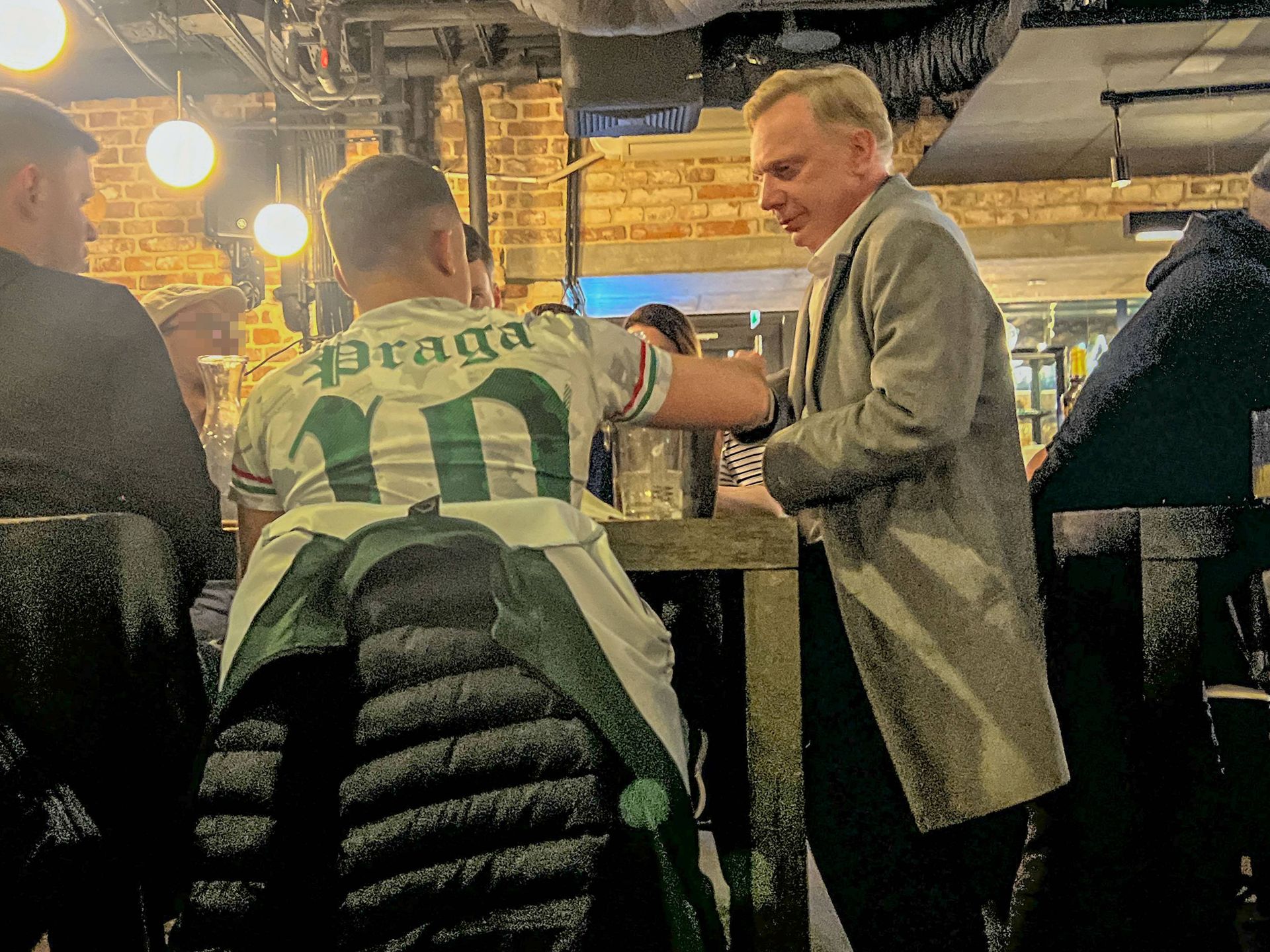 Arkadiusz Janiczek na całonocnej imprezie