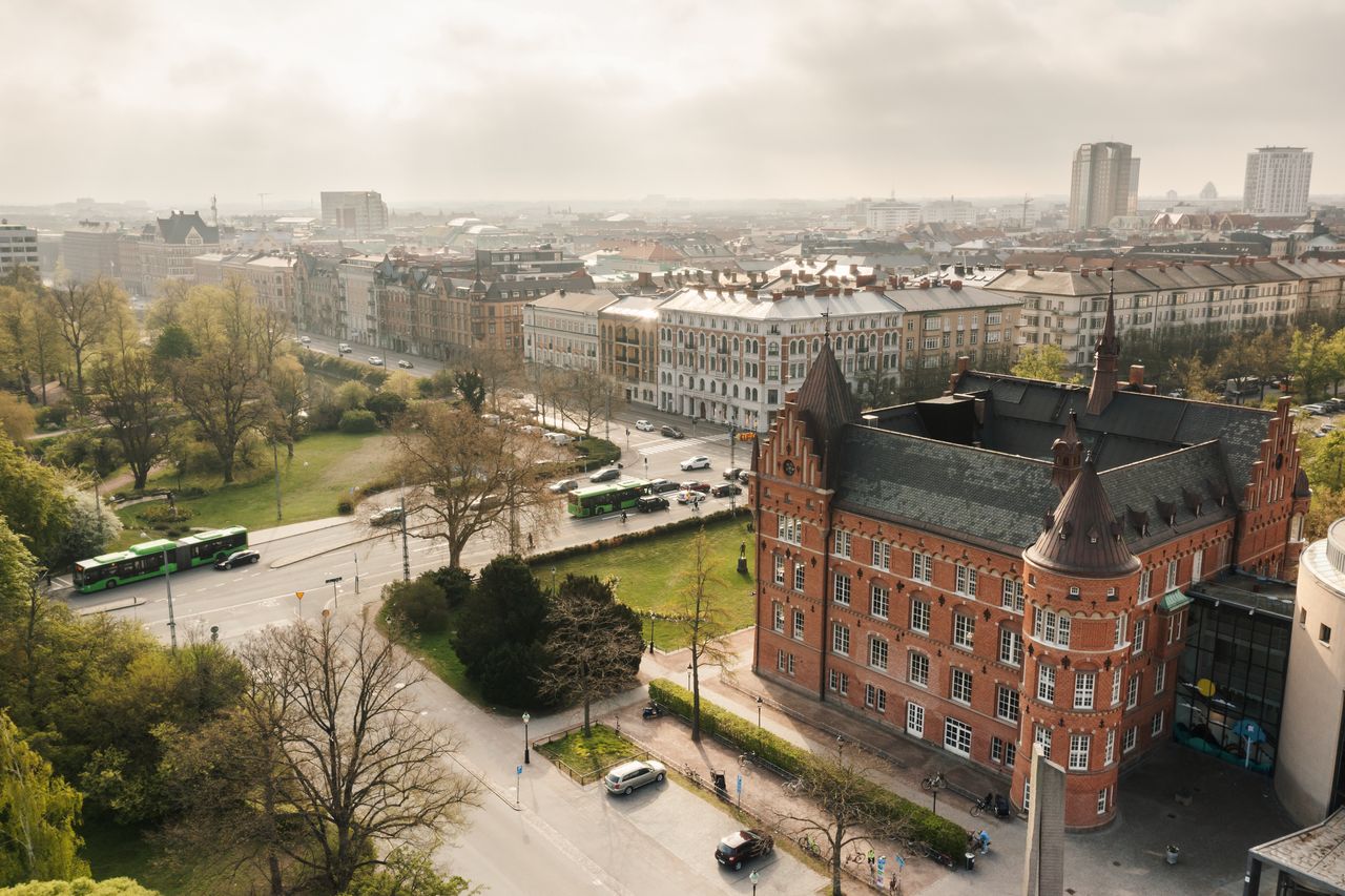 A burnt-out car with the remains of Britons was discovered on the outskirts of Malmo.