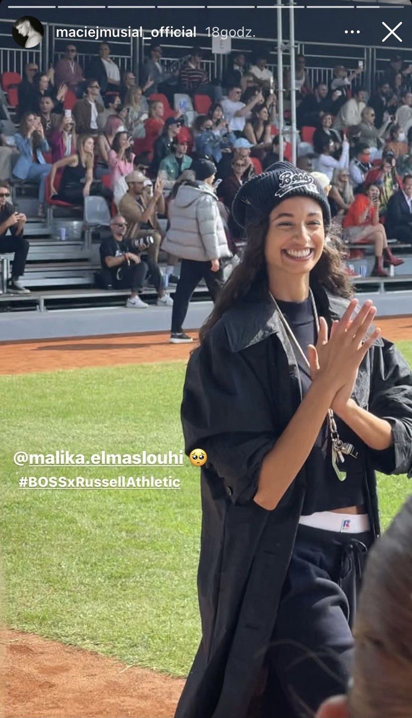 Maciej Musiał pożera burgera w Mediolanie i ekscytuje się na widok Gigi Hadid