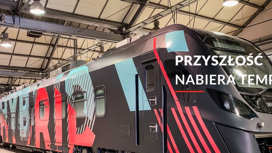 Pociąg hybrydowy polskiej firmy Newag