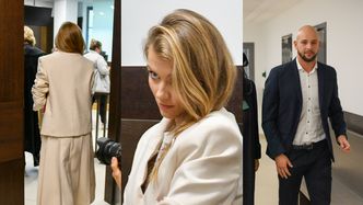 Agnieszka Kaczorowska i Maciej Pela na pierwszej rozprawie rozwodowej. Humory im dopisywały? (ZDJĘCIA)