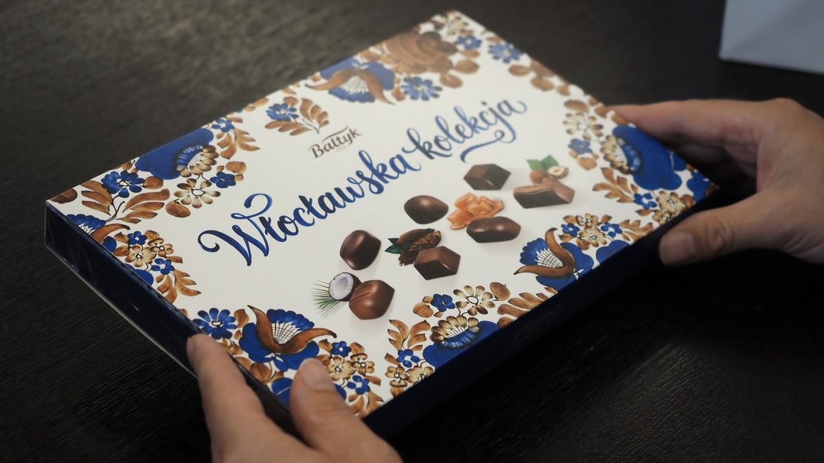 Fajansowe wzory na czekoladkach
