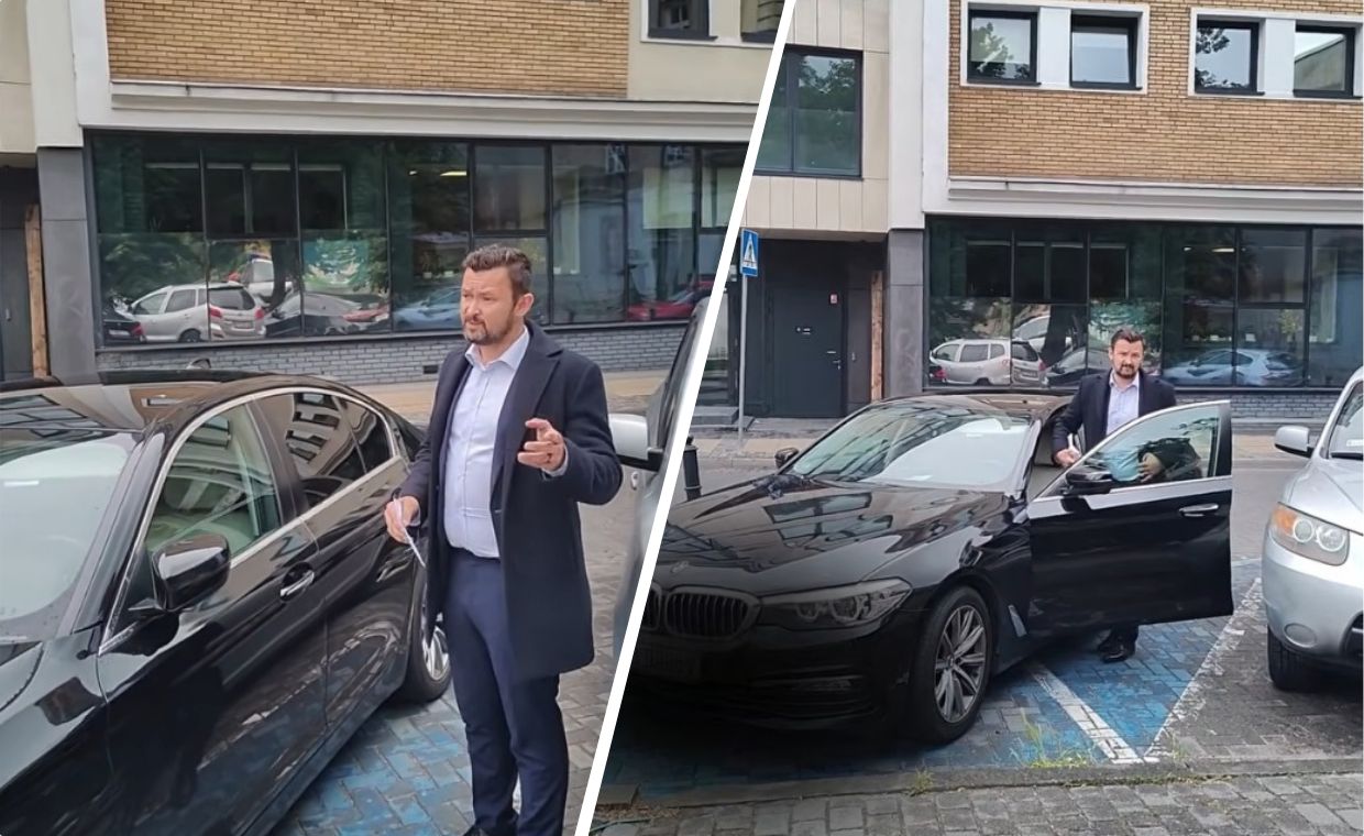 Radny KO zaparkował na miejscu dla inwalidów. Tak się tłumaczy