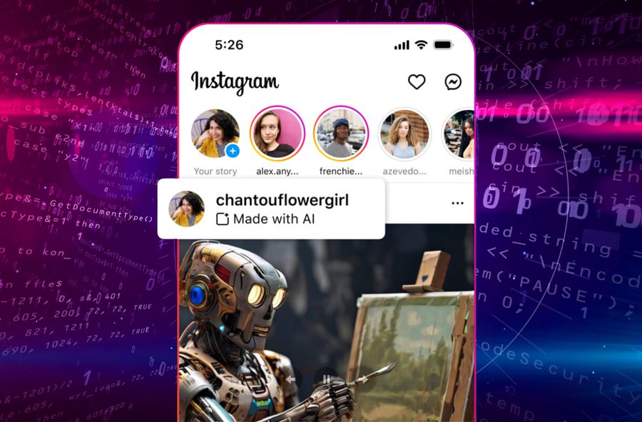 Na Instagramie i Facebooku pojawią się oznaczenia materiałów stworzonych przez AI