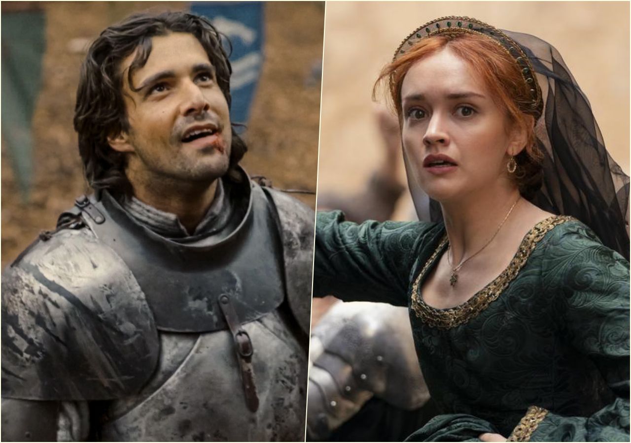 Fabein Frankel jako Criston Cole i Olivia Cooke jako Alicent Hightower