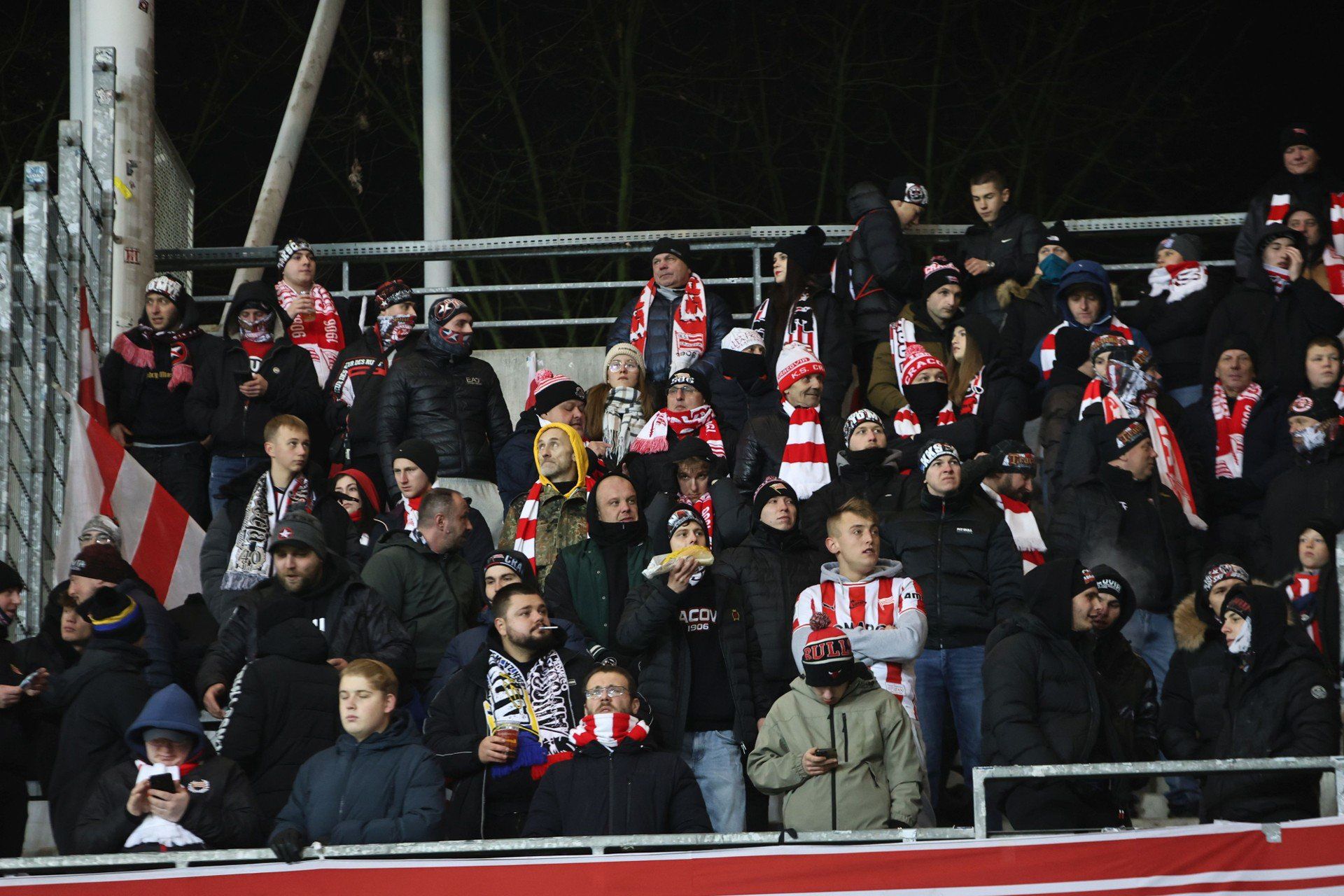 Kibice Cracovii w Kielcach