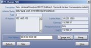Zmieniamy MAC adres sieciówki - Windows XP
