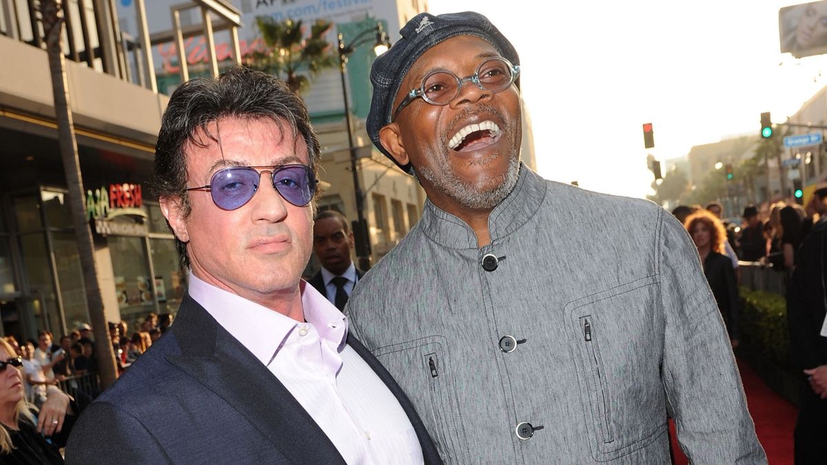 Sylvester Stallone stresował się pracą z Samuelem L. Jacksonem.