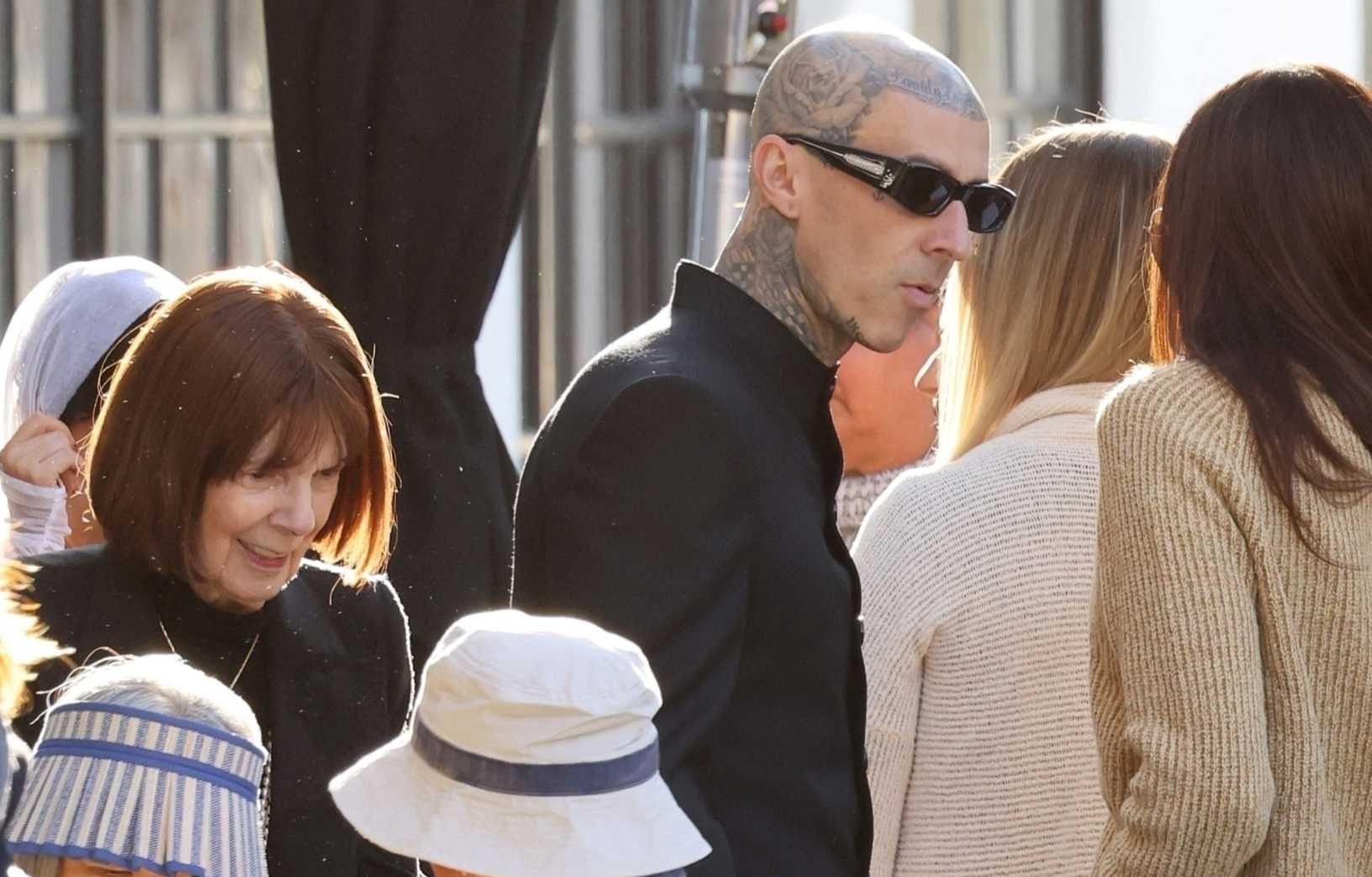 Tak wyglądali w dniu ślubu Kourtney Kardashian i Travis Barker