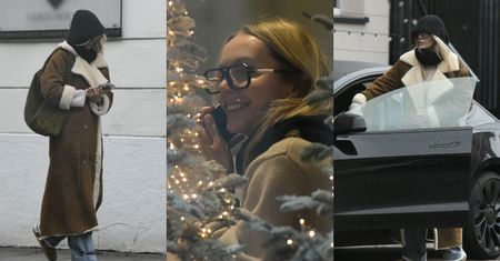 Agnieszka Woźniak-Starak w zimowych bamboszkach pojechała furą wartą ponad ĆWIERĆ MILIONA złotych na manicure