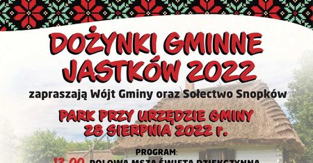 Dożynki Gminy Jastków 2022. Atrakcje dla dzieci, potańcówka pod gołym niebem
