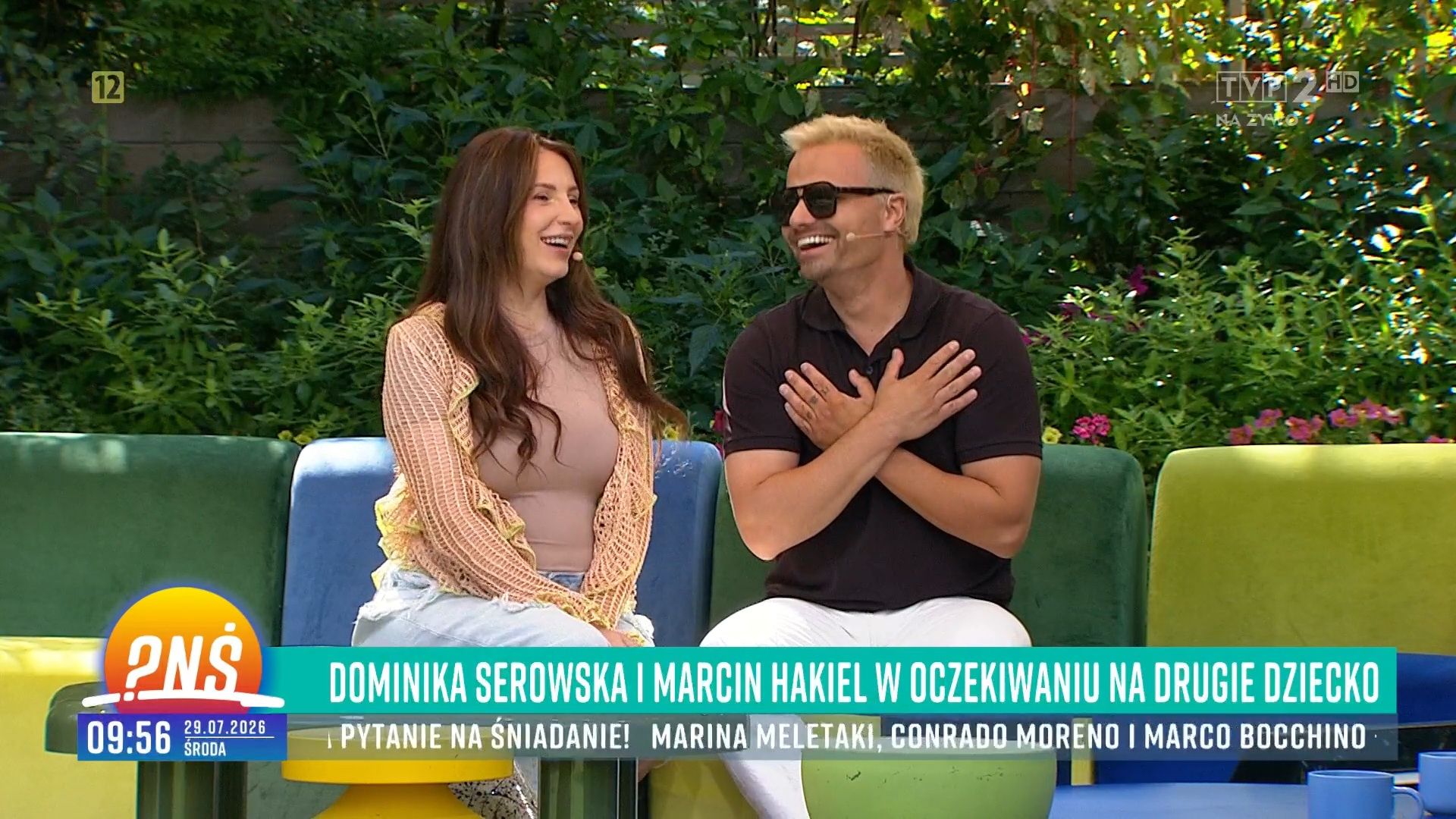 Marcin Hakiel i Dominika Serowska w "Pytaniu na Śniadanie"
