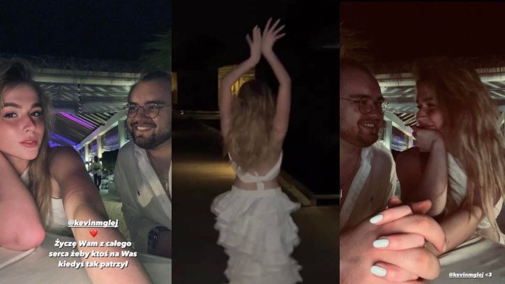 Roksana Węgiel i starszy o 8 lat ukochany emanują miłością na Malediwach