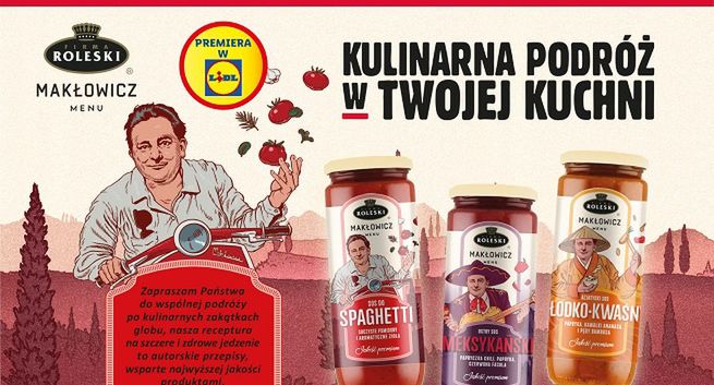 Linia produktów Roberta Makłowicza w Lidlu. Producentem Roleski