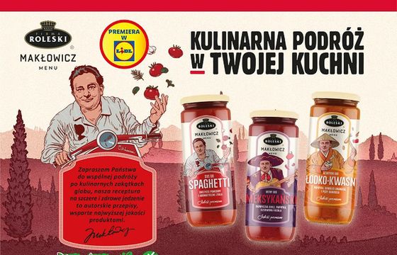 Linia produktów Roberta Makłowicza w Lidlu. Producentem Roleski