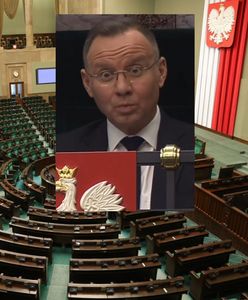 "Brak władzy nad mimiką". Poseł KO kpi z prezydenta