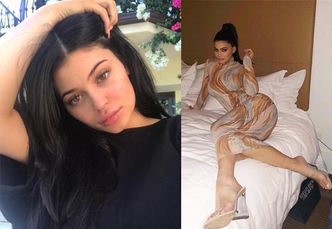 Wpadka Kylie Jenner! Znowu nieudolnie retuszowała swoje zdjęcie... (FOTO)