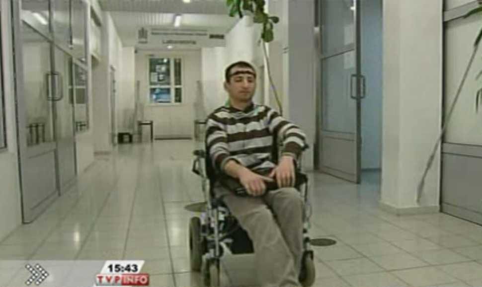 Wózek inwalidzki (fot. TVP Info)