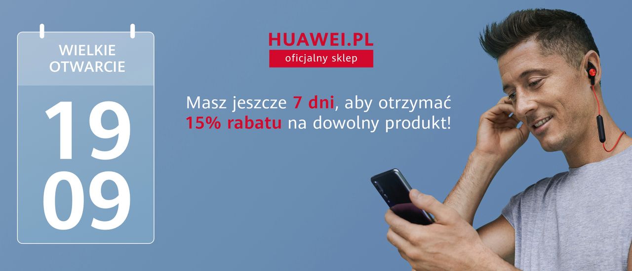Rusza Huawei.pl, czyli oficjalny sklep producenta. Rabat na start [#wSkrócie]