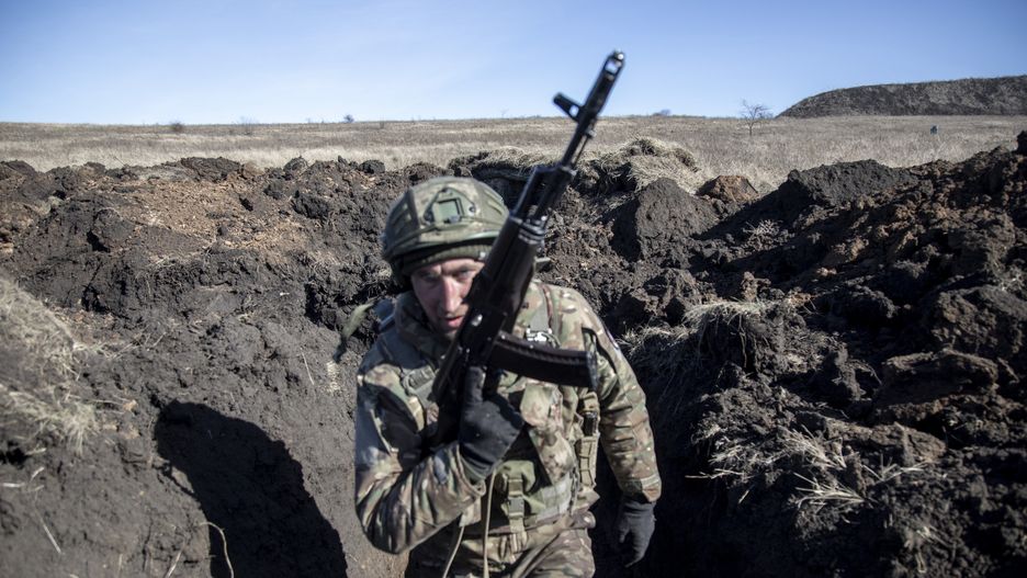 Ukrainian army continues military training in Donetsk Oblast
DONETSK OBLAST, UKRAINE - FEBRUARY 27: A Ukrainian serviceman belonging to infantry battalion of 42 Brigade is seen during a maintenance training, as Russia-Ukraine war continues at an undisclosed location in Donbas, Donetsk Oblast, Ukraine on February 27, 2024. (Photo by Narciso Contreras/Anadolu via Getty Images)
Anadolu
42 brigade, donbas, location, maintenance, maintenance training, rpg, russian ukrainian war, russia-ukraine war, tank, train, training, ukrainian, ukrainian army, ukrainian soldier, ukrainian soldiers, undisclosed, undisclosed location