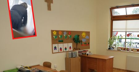 Dantejskie sceny na religii. To nie był jeden uczeń?