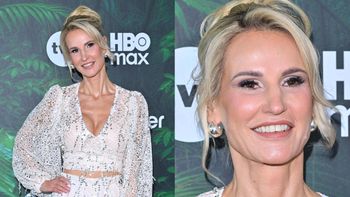 Dominika Tajner chwali się smukłą sylwetką i NOWĄ WYPRASOWANĄ twarzą na ściance (ZDJĘCIA)