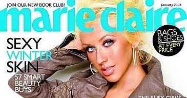 Christina naga na okładce magazynu