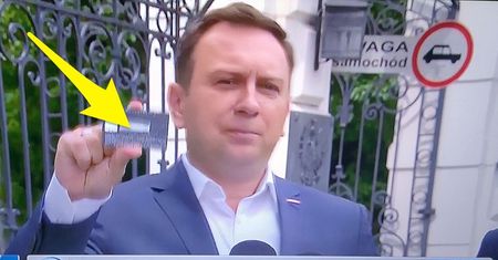 Po tym, co pokazał w TV, będzie miał kłopoty. Eksperci nie mają wątpliwości