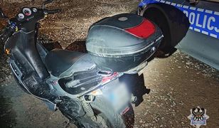 Pijany wsiadł na motorower. Pokonał go próg zwalniający