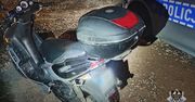 Pijany wsiadł na motorower. Pokonał go próg zwalniający