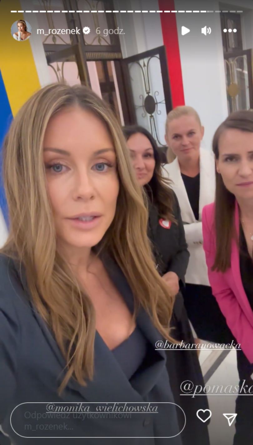 Małgorzata Rozenek pojawiła się w Sejmie