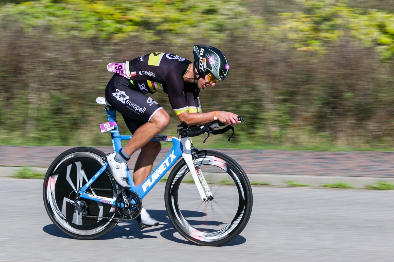 Przeciętny trening kolarski Michała Czapińskiego to dystans 100 km