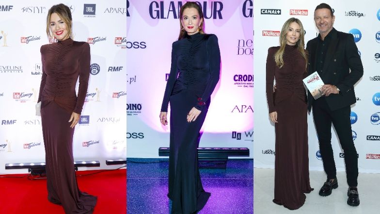 Rozenek, Tadla i Sokołowska w kreacji od Violi Piekut 