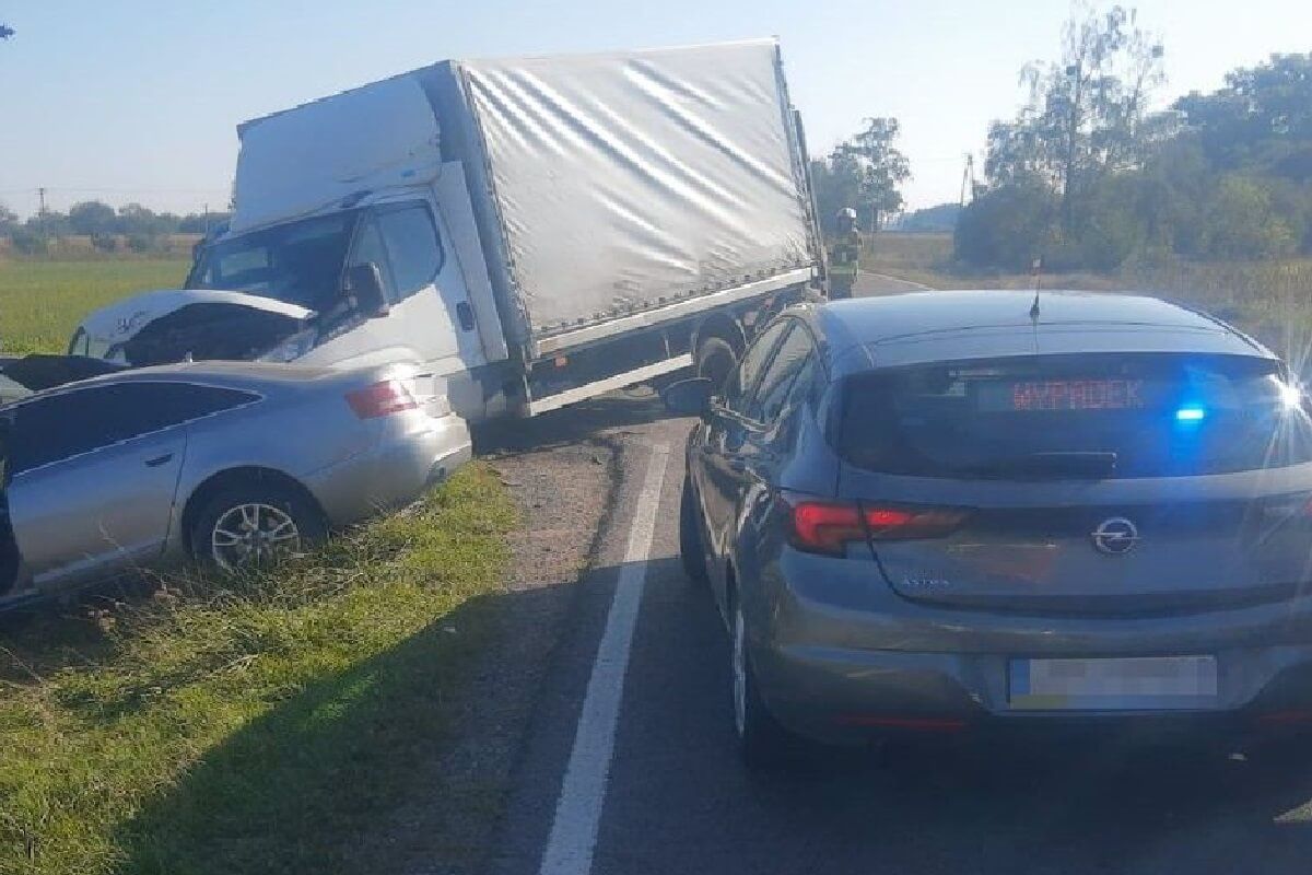 Pijany kierowca Audi spowodował wypadek