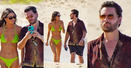 Scott Disick hasa po plaży w towarzystwie swojej 25-letniej EKS (ZDJĘCIA)