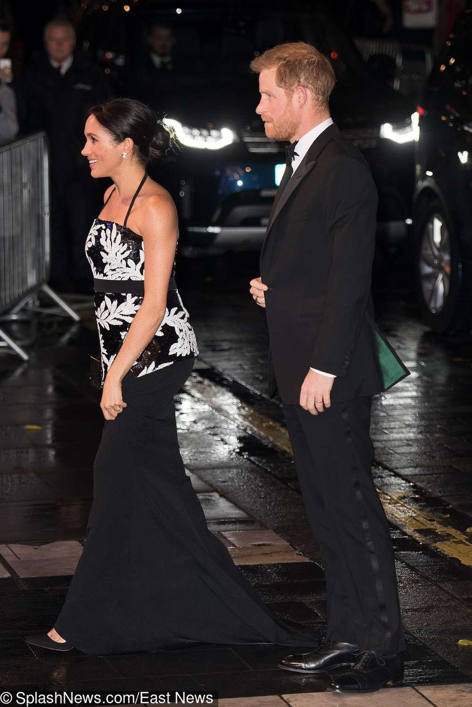 Meghan Markle w ciąży i książę Harry na Royal Variety Performance