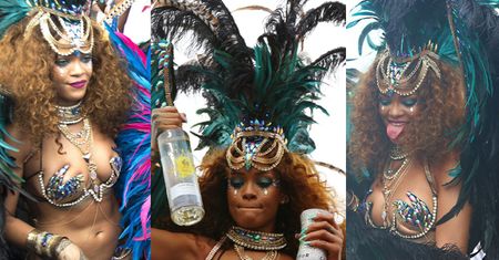 Rihanna imprezuje podczas imprezy na Barbados (ZDJĘCIA)