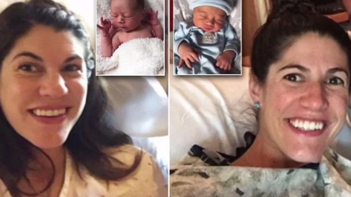 Bliźniaczki urodziły dzieci tego samego dnia