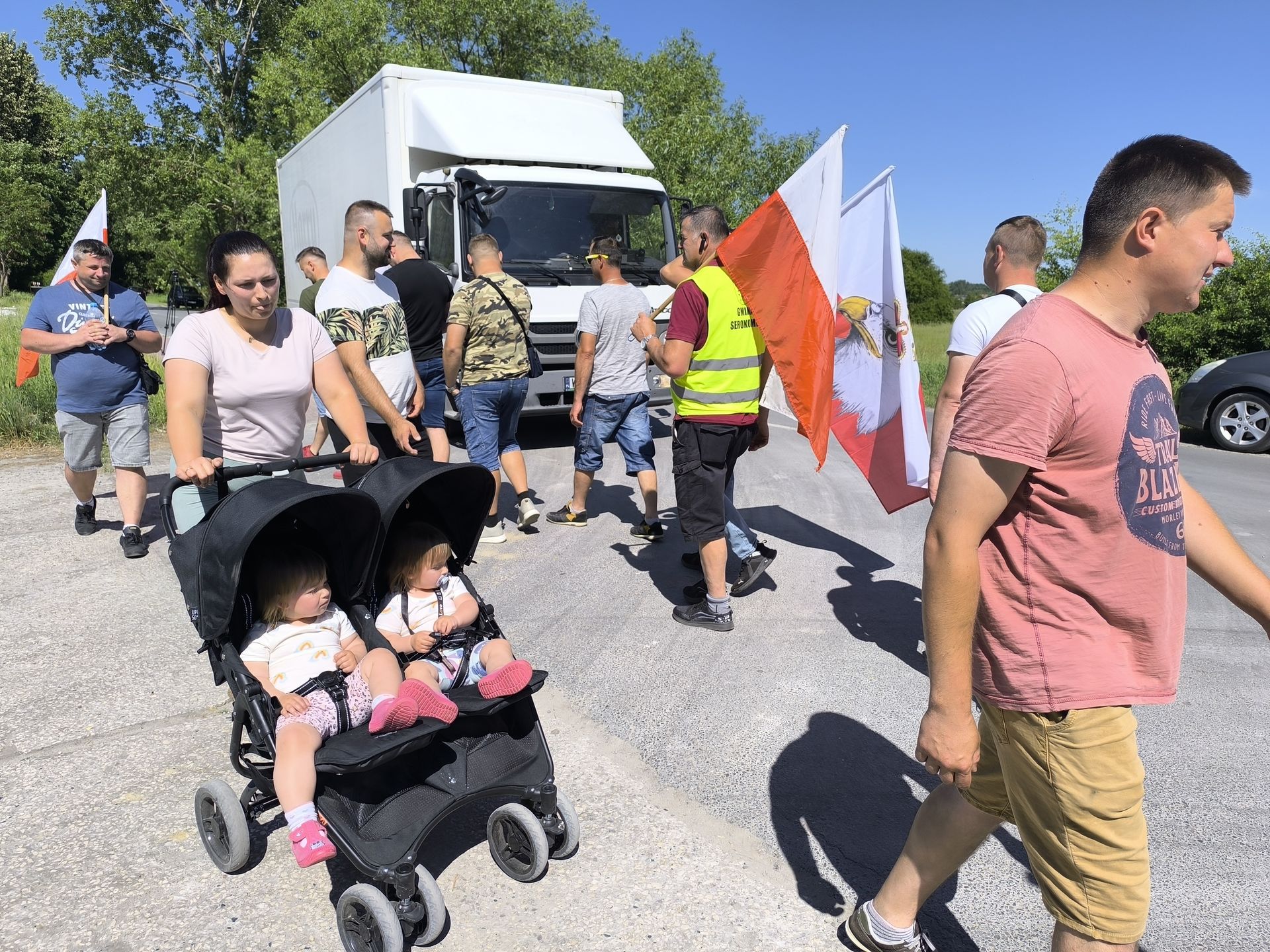 Truskawkowy strajk w Opolu Lubelskim