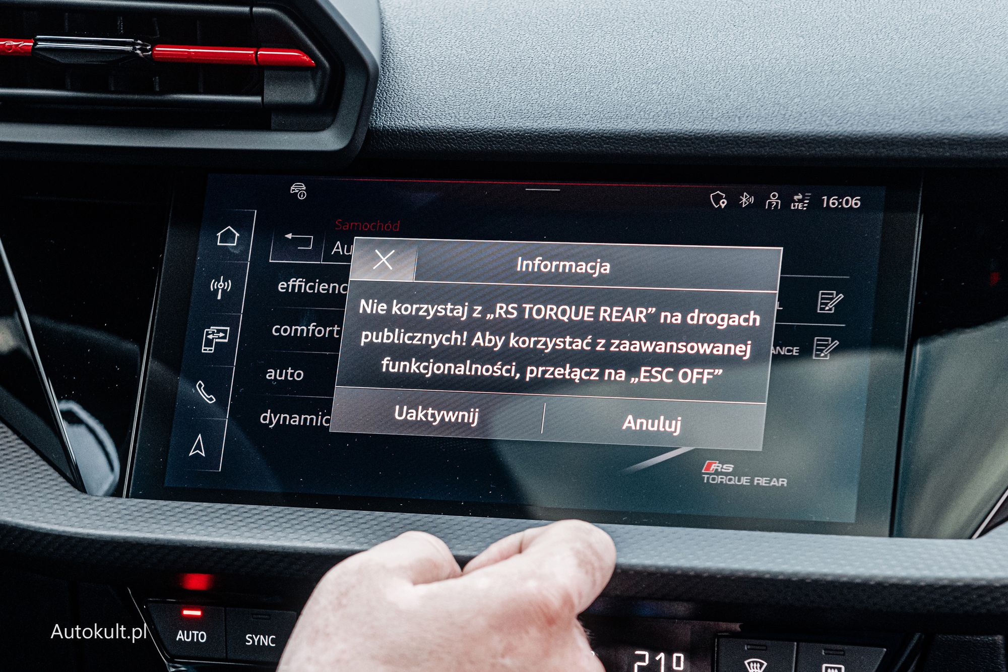 Trybu RS Torque Rear nie radzę lekceważyć