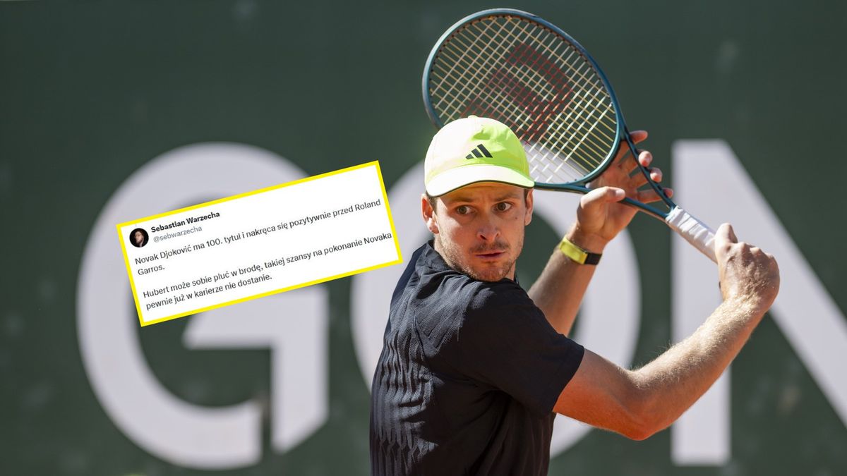 PAP/EPA / EPA/MARTIAL TREZZINI / x.com/sebwarzecha / Na zdjęciu: Hubert Hurkacz