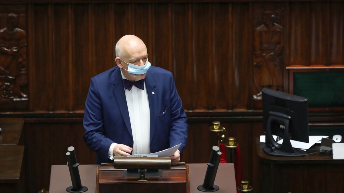 Na zdjęciu: Janusz Korwin-Mikke