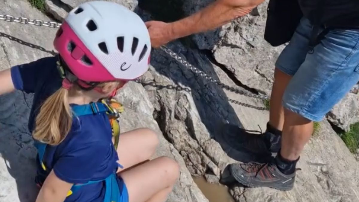 Pokazała nagranie z zejścia z Giewontu