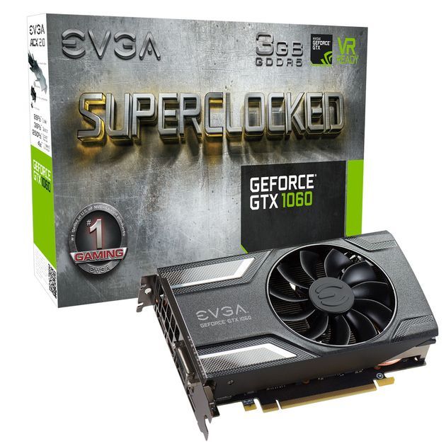 EVGA GeForce GTX 1060 3GB SC karta graficzna