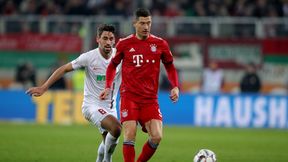 Bundesliga: męczarnie Bayernu Monachium w Augsburgu. Robert Lewandowski bez gola