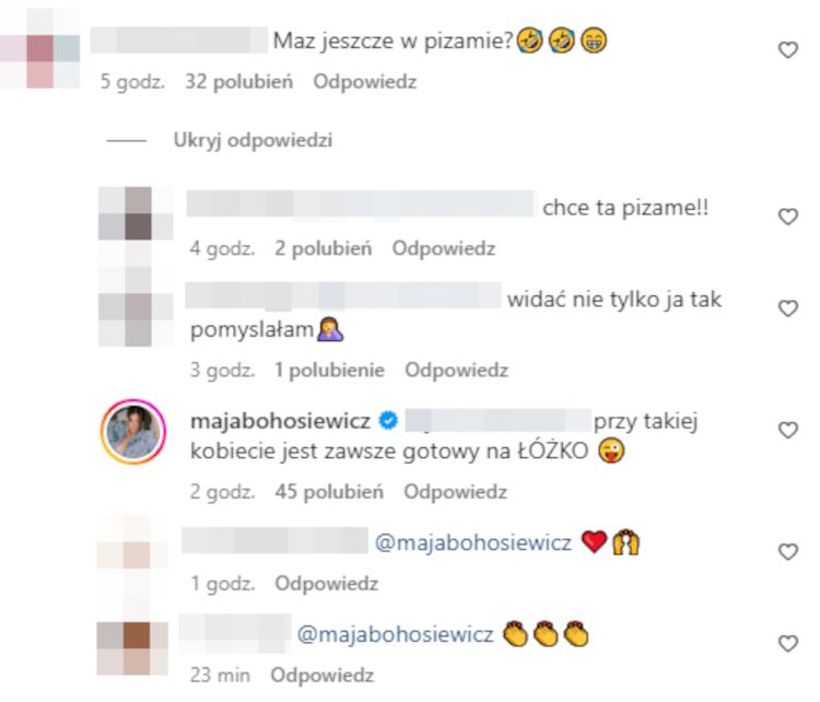 Internauci narzekają na outfit męża Mai Bohosiewicz, a ona odpowiada