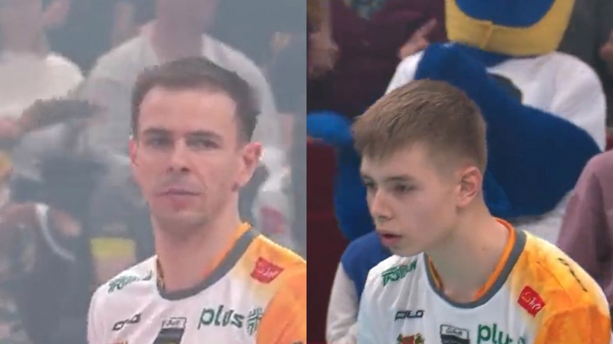 Twitter / Polsat Sport / Na zdjęciu: Mariusz Wlazły i jego syn Arkadiusz