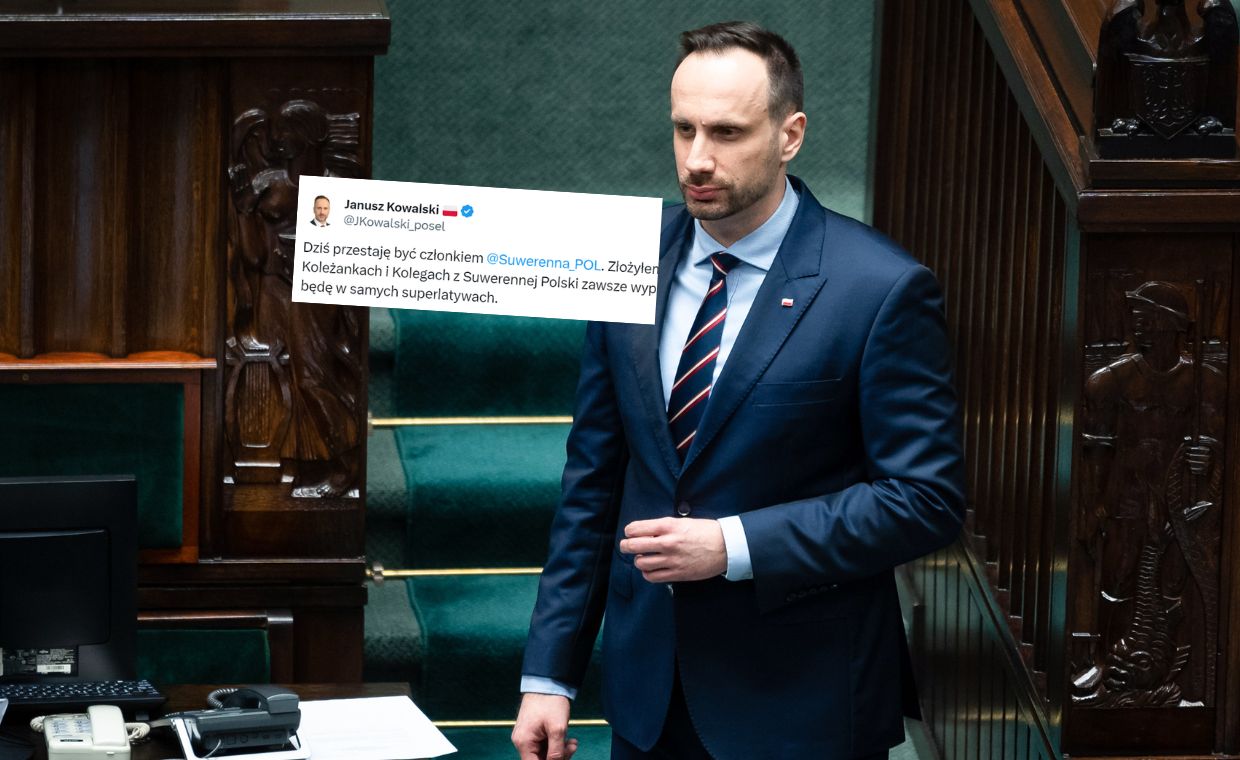 Janusz Kowalski poinformował, że odchodzi z Suwerennej Polski