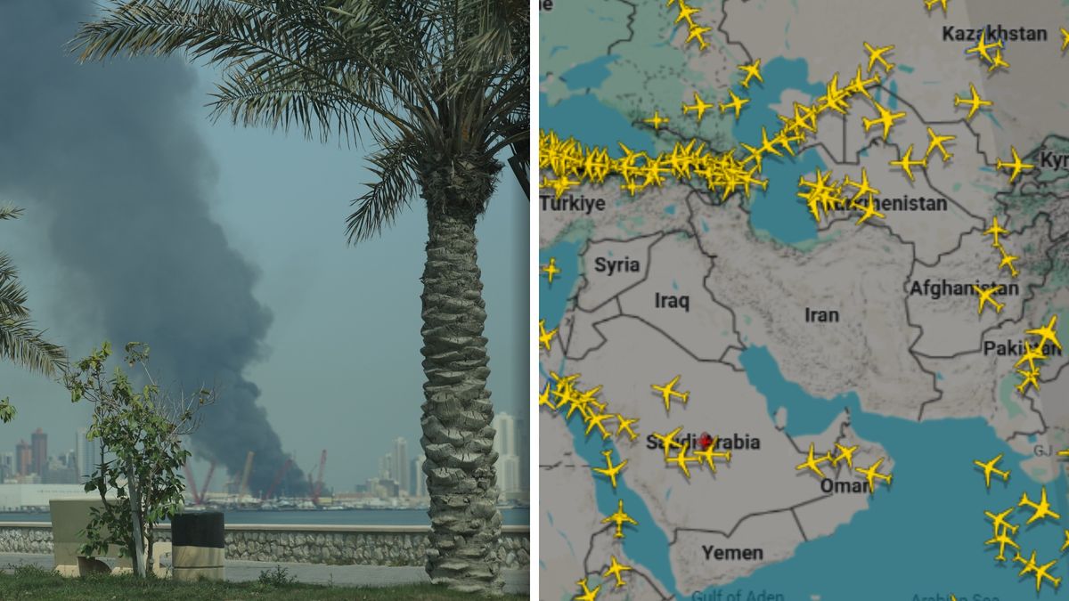 Atak na Iran zamyka niebo