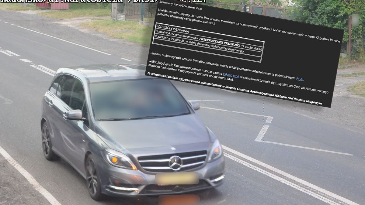 W mailu nie podaje się szczegółów. W ten sposób większa liczba kierowców jest w stanie uwierzyć w swoją winę